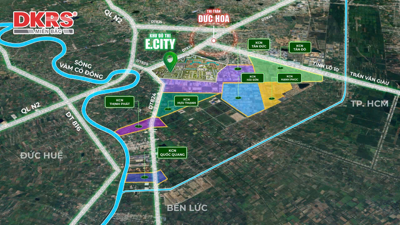 Phân tích vị trí E.City Tân Đức