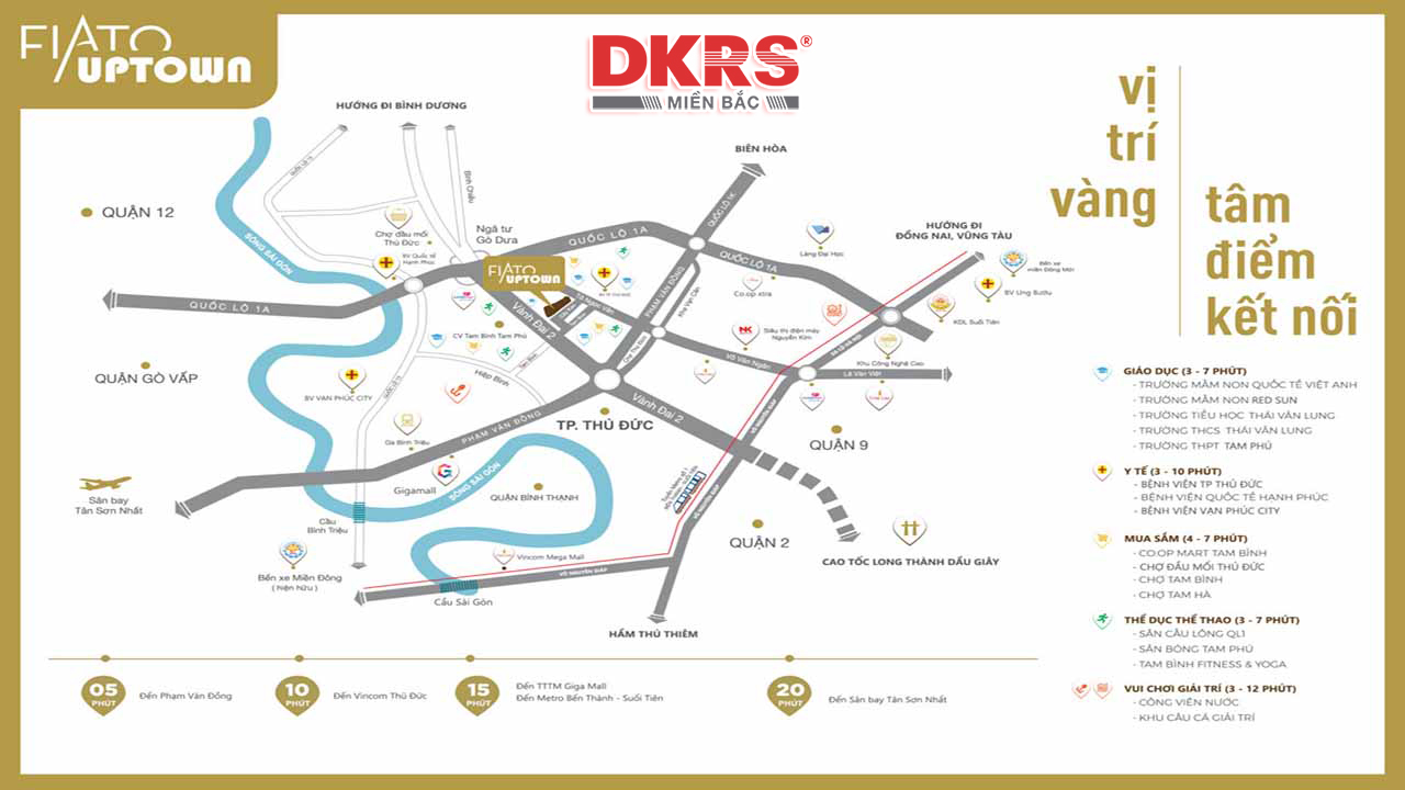 Phân tích vị trí FIATO Airport City