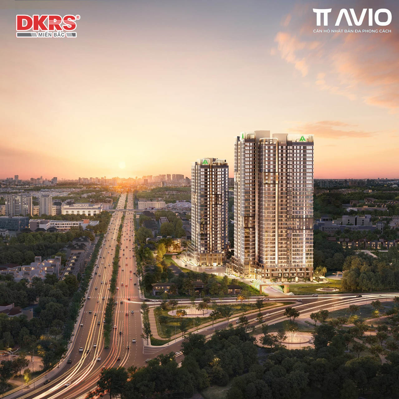 So sánh TT AVIO với The Emerald Golf View