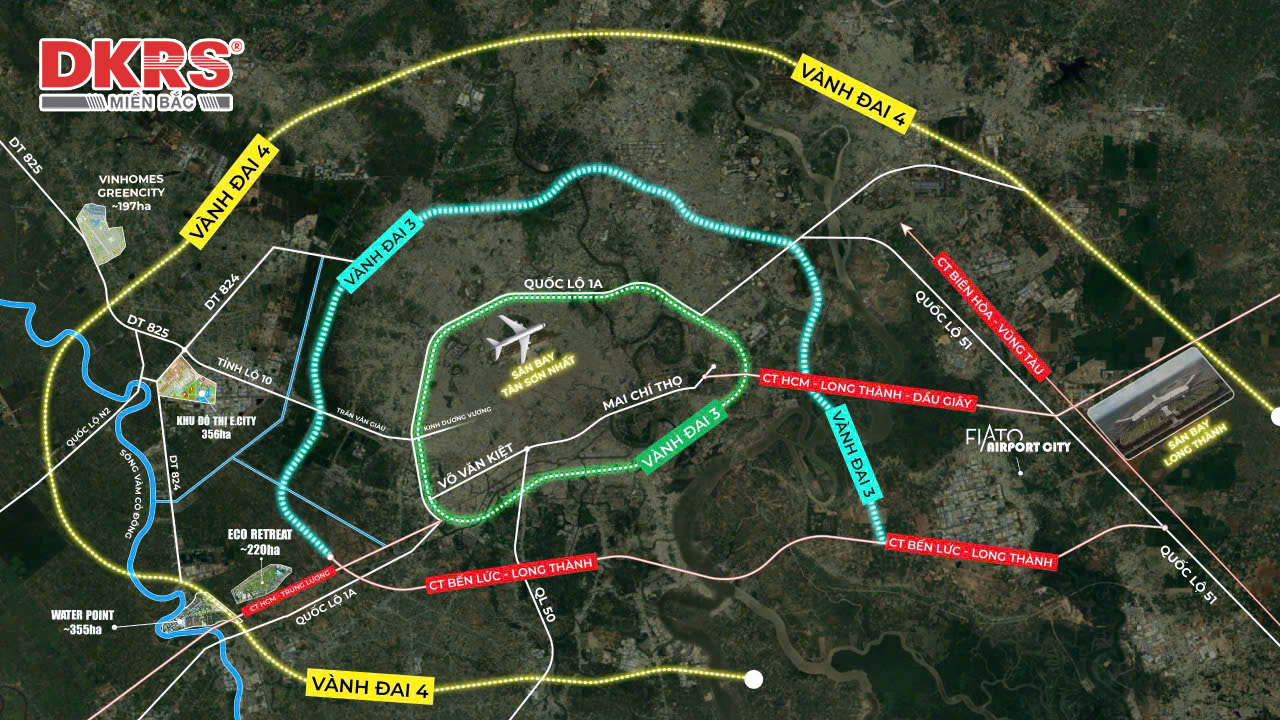 Vị trí đắc địa của E.City Tân Đức